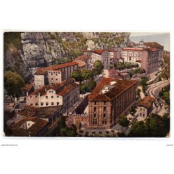 Tarjeta postal de  montserrat recinto del monasterio
