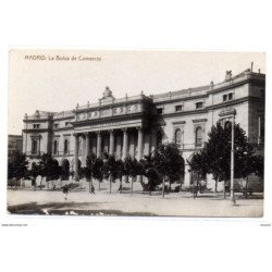 Tarjeta postal de  MAdrid LA bolsa de comercio