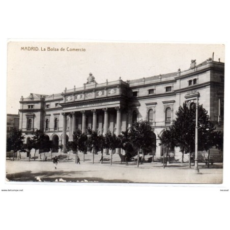 Tarjeta postal de  MAdrid LA bolsa de comercio
