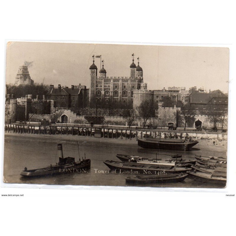 Tarjeta postal de London Tower of london circulada 1923 Tarjeta postal de London Tower of london circulada 1923