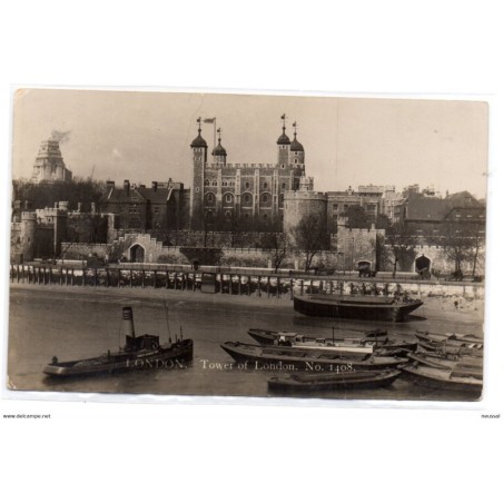 Tarjeta postal de  London Tower of london circulada 1923