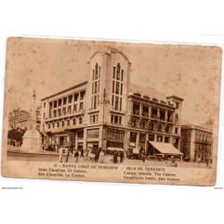 Tarjeta postal  de santa cruz de tenerife  El casino