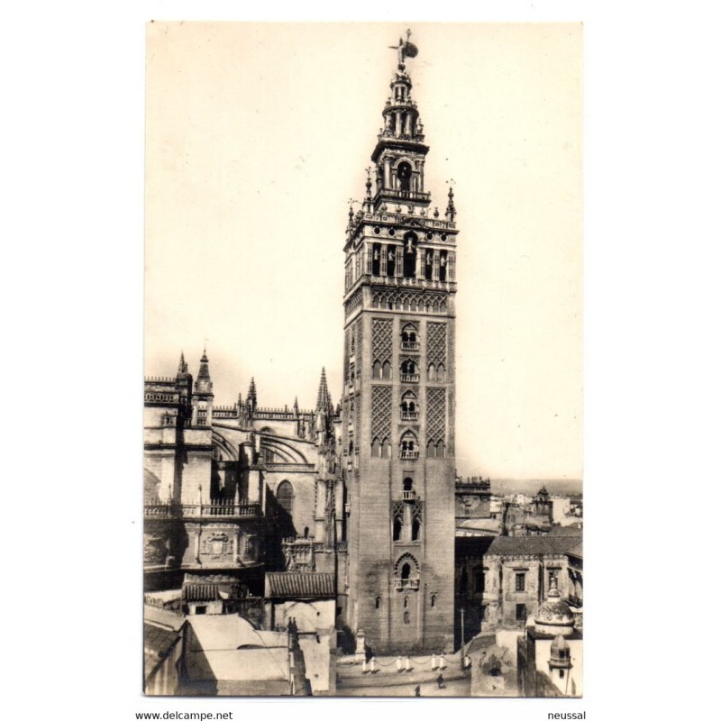 Tarjeta postal de la giralda Tarjeta postal de la giralda