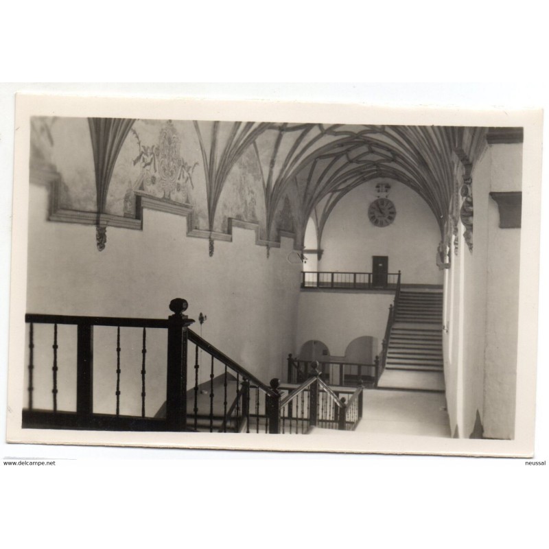 Tarjeta postal monasterio de piedra escalera zaragoza Tarjeta postal monasterio de piedra escalera zaragoza