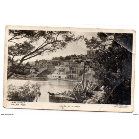 Tarjeta postal   palma de mallorca rincon de la bahia