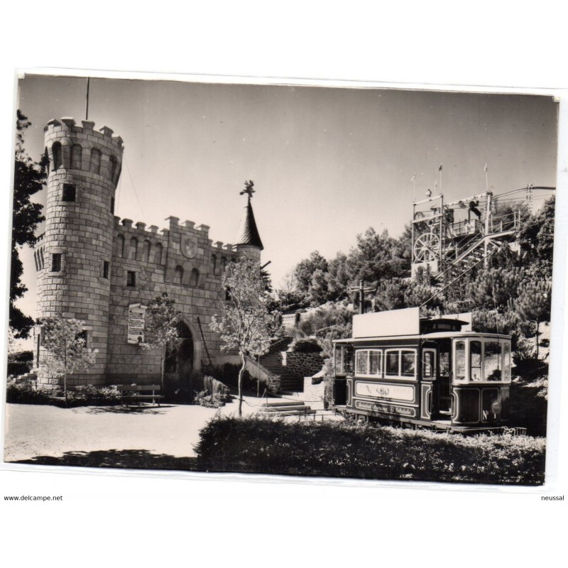 Tarjeta postal barcelona atracciones tibidabo Tarjeta postal barcelona atracciones tibidabo