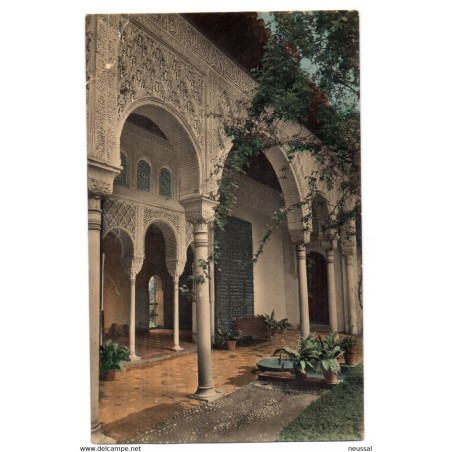 Tarjeta postal   generalife arcadas arabes
