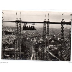 Tarjeta postal   atracciones tibidabo cesta aerea
