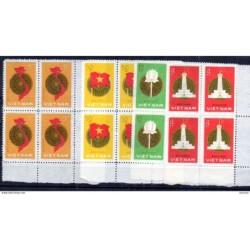Serie de vietnam en bloque de 4