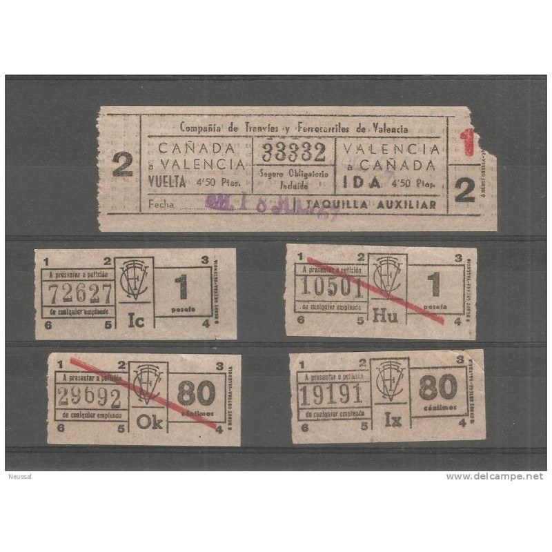 Ficha con tickets tranvia1 Ficha con tickets tranvia1