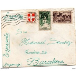 Carta con matasello  1951 Francia