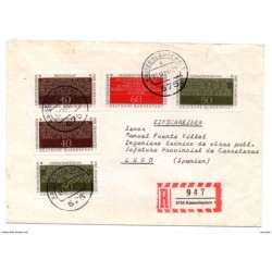 Carta certificada de 1981 de alemania