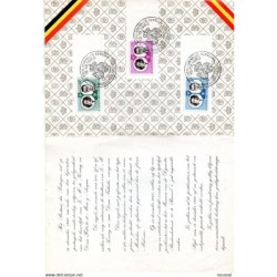 Tarjeta  de belgica de 1960