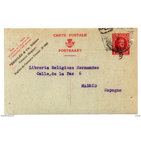 Tarjeta circulada 1931
