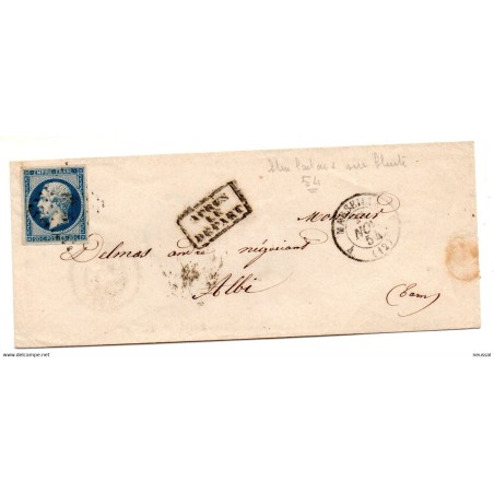 Carta de francia de 1854