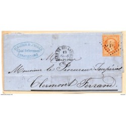 Carta de francia  con matasellos strasbourg