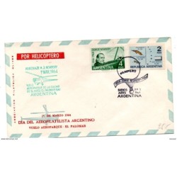 Carta de vuelo inagural buenos aires el palomar 1964
