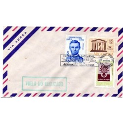 Carta con vuelo  buenos aires 1962 no efectuado