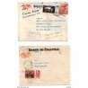 2 cartas  correo aereo  de colombia