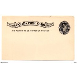 Entero postal de 1 cent canada