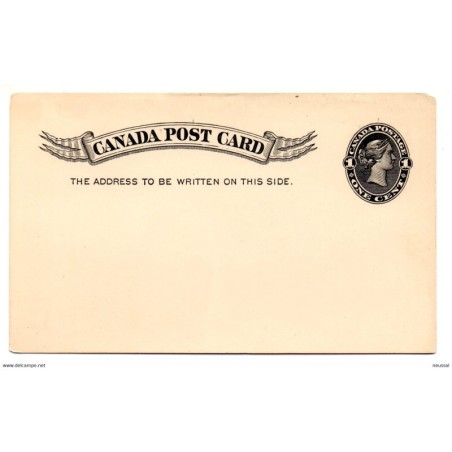 Entero postal de 1 cent canada