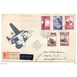Carta  con matasellos   de 1929 hungria