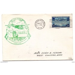 Carta  con matasellos primer vuelo de san franciscohonolulu de 1935