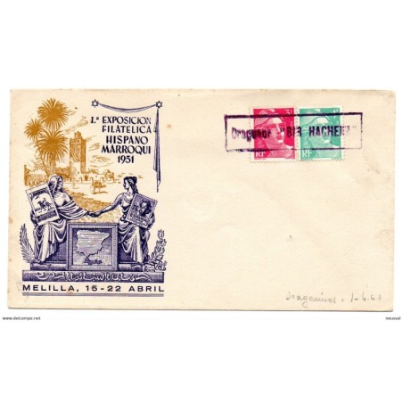 Carta con matasellos dragueor francia