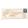Carta con matasellos  de 1855