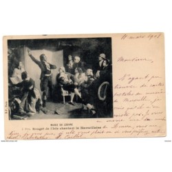 Tarjeta postal con matasellos de 1901