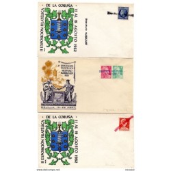 3carta con matasellos de diferentes