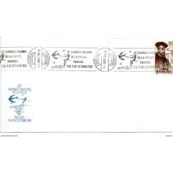 Carta con matasellos 1976 figueres