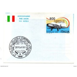 Aerograma de italia de 1991