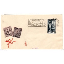 Carta con matasellos commemorativo de centenario de modena e parma
