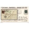 Carta con matasellos commemorativo de centenario del francobollo delle romagne
