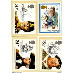 5 tarjetas postales de inglaterra