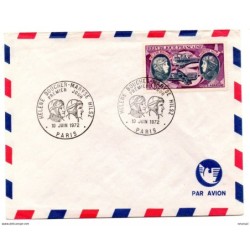 Carta con matasellos commemorativo de 1972