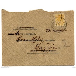 Carta con matasellos  de San Rafael segovia de 1919