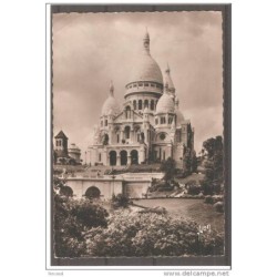 Tarjeta postal  basilica de sacrecoeur circulada