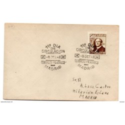 Carta con matasellos 1948