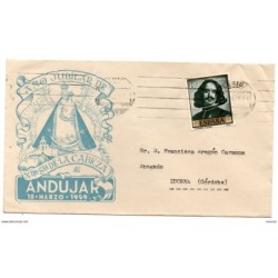 Carta con matasellos  de lerida 1959