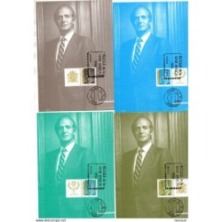Serie de tarjetas maximas del rey