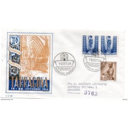 Carta con matasellos commemorativo Tarragona de 1954