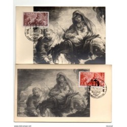 2  tarjetas maximas de 1961 diferentes