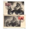 2  tarjetas maximas de 1961 diferentes
