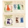 2 sobres de primer dia de forjadores de 1966