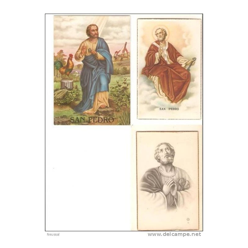 3 tarjetas de san pedro diferentes 3 tarjetas de san pedro diferentes
