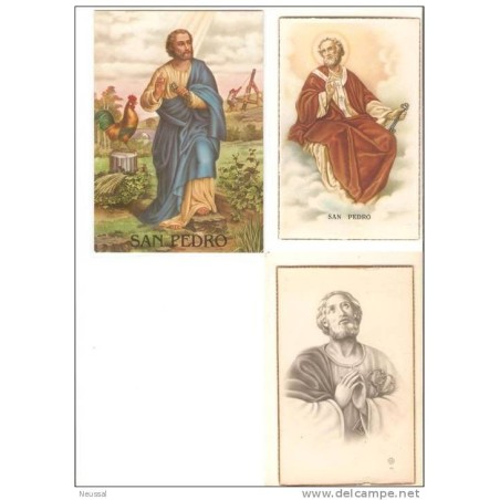 3 tarjetas de san pedro diferentes