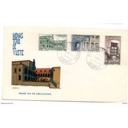 Carta con matasellos commemorativo de  monasterio de yuste caceres