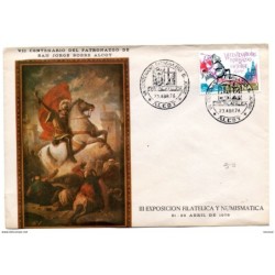 Carta con matasellos commemorativo de  san jorge  Alcoy de 1976